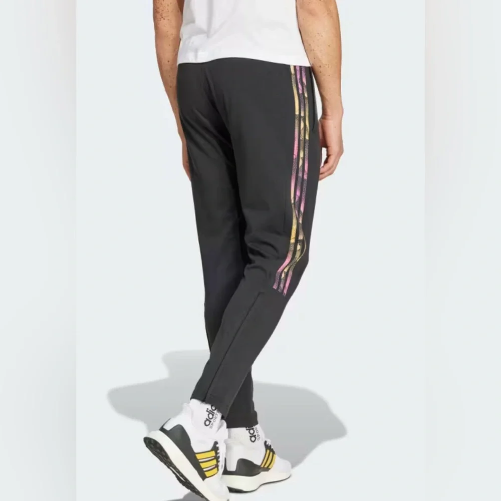 adidas TIRO PANTS Joggers with Pink and Yellow Accents 13/14Y
